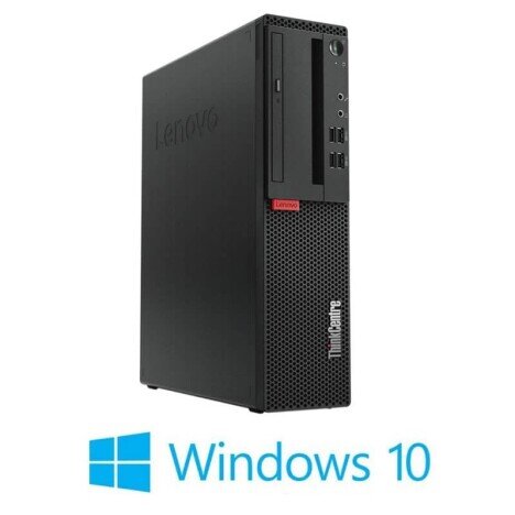 Calculatoare Lenovo M710s SFF, Quad Core i5-7400, 16GB, 500GB SSD, Win 10 Home